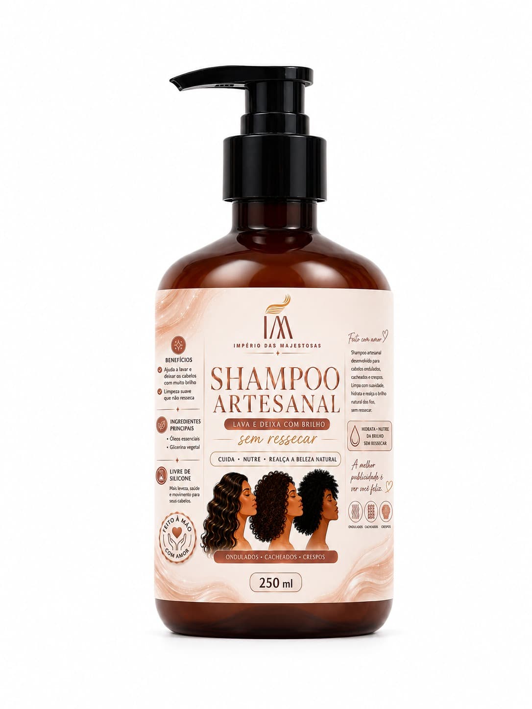Shampoo para cabelo ondulado